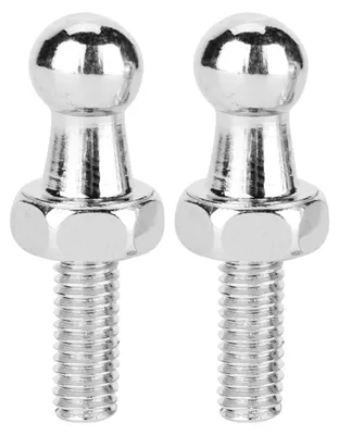 Produktbild von 2 Stück Kugelbolzen aus CNC-Aluminiumlegierung für Gasdruckfedern, Motorhaubenende (M6)