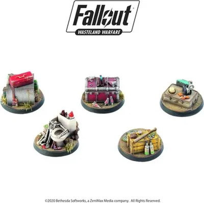 Produktbild von Fallout - Wasteland Warfare - Terrain Exp. Objective Markers 1
