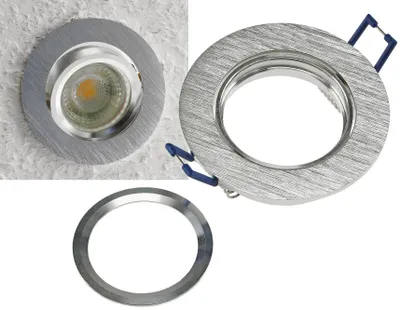 Produktbild von Einbaustrahler CTE-84R  Rund Ø84mm Einbau Ø68mm schwenkbar Clip Ring