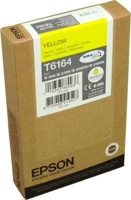 Productafbeelding van Epson T6164 inktcartridge - geel - voor inkjetprinters - 3500 pagina's - verpakking van 1 stuk