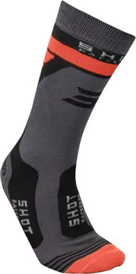 Produktbild von Socken Race Schwarz Orange Farbe Schwarz/Orange Grösse 47-50