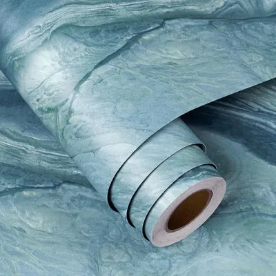Productafbeelding van Zelfklevende Marmeren Film Blauw 40x600 cm