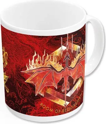 Produktbild von Storline Hogwarts Schild Und Drachen Thermobecher 325ml Golden Golden One Size