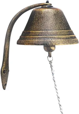 Produktbild von Vintage-Gusseisenglocke, dekorative Retro-Wand-/Tischklingel, Garten-/Wohndekoration