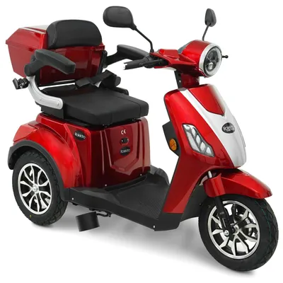 Produktbild von Rolektro, E-Trike 15 V.2 R31, Rot, 60V-20Ah Bleigel Akkus, 1000 Watt