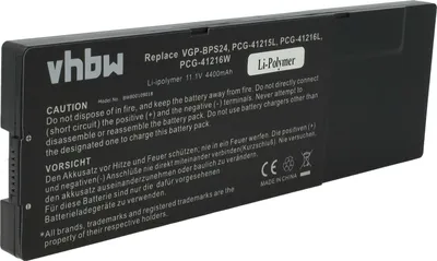 Produktbild von vhbw Akku Ersatz für Sony VGP-BPL24, VGP-BPSC24, VGP-BPS24 für Notebook (4400 mAh, 11,1 V, Li-Ion) - Infochip