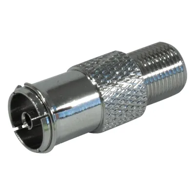 Imagen del producto de Televes Adaptador F FK-KK1, conector F / conector IEC
