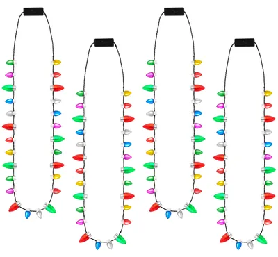 12 Mini-LED-Lichterketten 45 cm, 26 Lampenperlen, 3 Modi