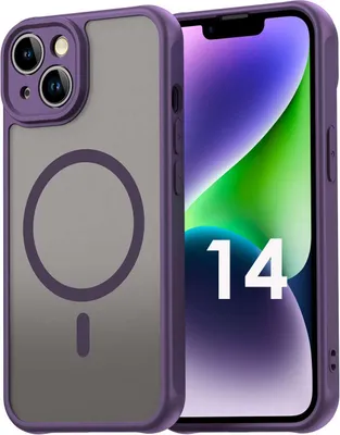 Produktbild von Handyhülle für Apple iPhone 14 Matt Case Schutzhülle Kratzfest Passgenau Lila