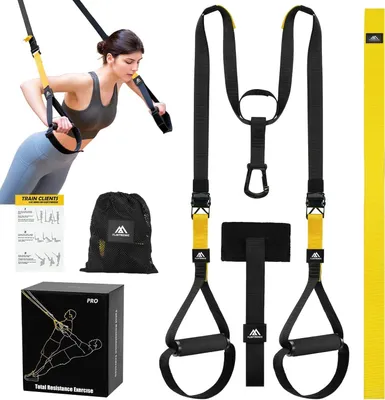 Produktbild von Suspension Trainer Set, verstellbar, für Fitness, für Innen und Außen