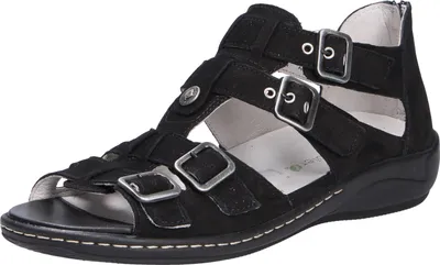 Produktbild von Waldläufer Komfort Sandalen Hilena Damen 3435363835 Schwarz 40 1/2 EU