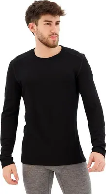 Image de Icebreaker 260 Tech Merino baselayer à manches longues Noir XS Hommes Noir XS