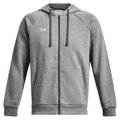 Produktbild von Under Armour - "Rival" Hoodie mit durchgehendem Reißverschluss für Herren, Fleece GT15876 (L) (Kohlen-Schwarz)