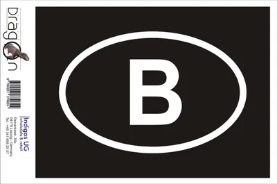 Produktbild von Aufkleber / Autoaufkleber - JDM / Die cut / Auto / OEM - Schweden S - 110x70 mm weiß - Heckscheibe / Heckscheibenaufkleber