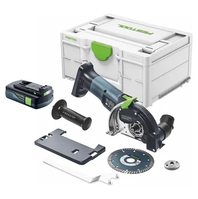 Produktbild von Festool DSC-AGC 18-125 FH EB-Basic Akku Freihandtrennsystem 18 V 125 mm Brushless + 1x Akku 3,0 Ah + Systainer - ohne Ladegerät