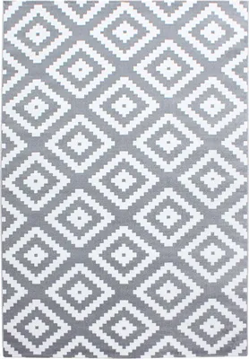 Produktbild von Kurzflor Teppich PLUS Grau 240 x 340 cm