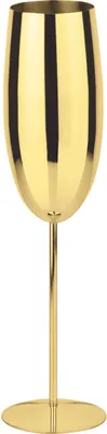 Produktbild von PADERNO Champagnerglas EdelstahlPVD Gold 1 Stck. 108048 (EKB)