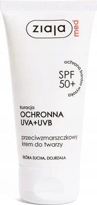 Zdjęcie produktu dla Ziaja Med, SPF 50+, krem przeciwzmarszczkowy, 50 ml