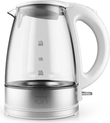 Produktbild von Niceboy ION Wasserkocher K1 Kristallglas Weiß