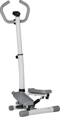 Produktbild von Stepper Heimtrainer für Zuhause mit LCD-Bildschirm einstellbare Geschwindigkeit Metall ABS 55 x 53 x 118-128 cm