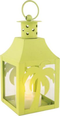 Gefärbte Laterne mit LED-Teelicht "Exotique"