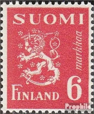 Produktbild von Briefmarken Finnland 1945 Mi 306 postfrisch Freimarken Wappenlöwe