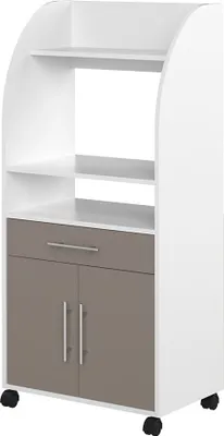 Produktbild von Interia Küchenrollwagen Maura Weiß - Taupe