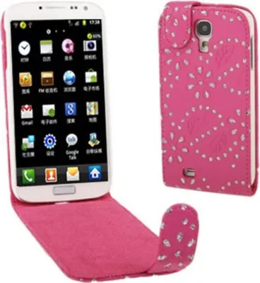 Produktbild von Schutzhülle Case für Handy Samsung Galaxy s4 i9500 Strass Pink