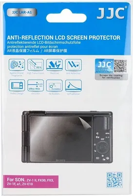 Zdjęcie produktu dla JJC LAR-A1, Przezroczysty, Sony, ZV-1 II, FX30, FX3, ZV-1F, a1, ZV-E10, ZV-E10L, Poli(tereftalan etylenu) (PET), 95%, 3H