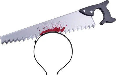 Produktbild von Halloween Haarreif mit blutiger Deko-Säge