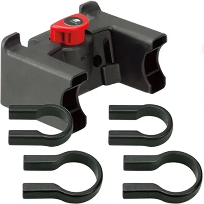 Zdjęcie produktu dla KLICKfix Handlebar Universal with Lock Adapter Black/Red