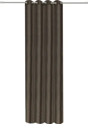 Produktbild von Ösenschal Dot Schals Gardinen Öse Ösengadine Vorhänge 1er Set Farbe: Taupe, Größe: 135x300 cm