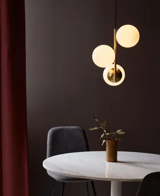 Image de Nordlux Lampe à suspendre Lilly laiton, blanc opalin