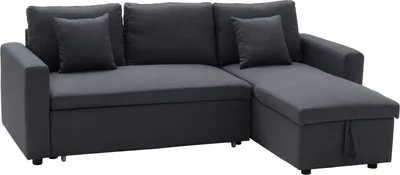 Produktbild von Ecksofa, ausziehbar, CLARK, 3-Sitzer, grau meliert