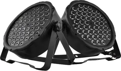 Produktbild von LED Par Licht, 54x3W RGBW, DMX512 Steuerung, 2pcs 54x3w RGBW, EU -Stecker