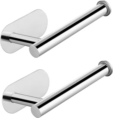 Produktbild von Nachhaltiger Toilettenpapierhalter - selbstklebend - rostfreies Stahl