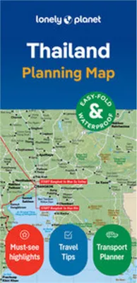 Obrázok produktu pre Lonely Planet Thajsko Plánovacia mapa