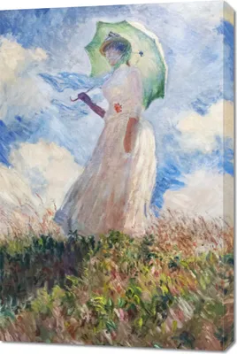 Image de Tableau 60 x 90 cm Suzanne Hoschedé, Monet Vintage pour le salon