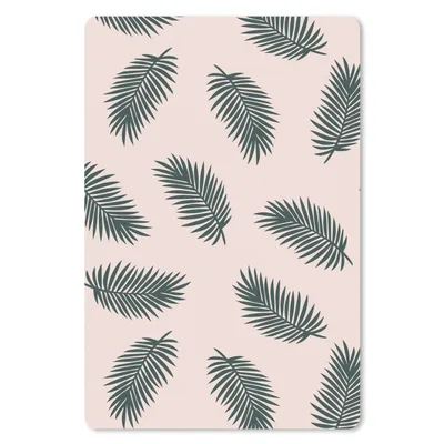 Produktbild von MuchoWow® Mauspad Mousepad Sommer - Palmwedel - Rosa 40x60 cm - Mousepads - Maus Mat - Pad - Mausunterlage - Schreibtisch Accesoire