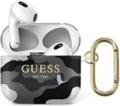 Obrázok produktu pre Ochranný kryt Guess Camo Collection Case pre AirPods 3, čierny
