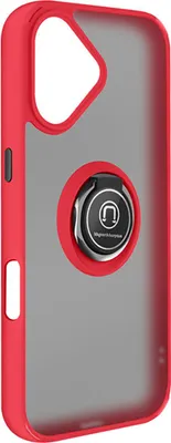 Produktbild von Avizar, Hülle für iPhone 17 mit Ringhalterung und Magnetbefestigung, Rot