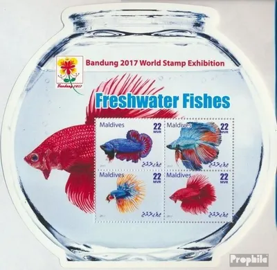 Produktbild von Briefmarken Malediven 2017 Mi 7198-7201 Kleinbogen (kompl. Ausg.) postfrisch Süßwasserfische
