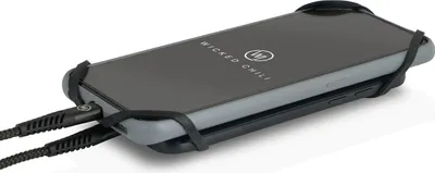 Produktbild von Wicked Chili 2x Sicherungsgummi für Handy Fahrradhalterung, Bike Halterung Silikon Ersatz Gummiband, Anti-Rutsch Halter für Powerbank, Karten, Tickets am Handy befestigen, für 5,5-6,5 Zoll Geräte