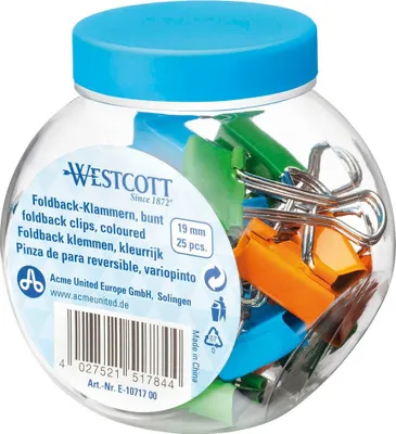 Immagine prodotto di WESTCOTT E-10717 00 25 WESTCOTT Foldbackklammern