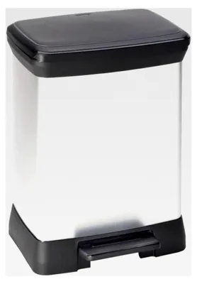 Produktbild von Abfalleimer für die Küche, Silber, 30 L