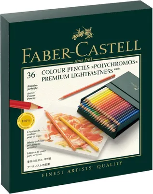 Produktbild von FABER-CASTELL Buntstifte POLYCHROMOS 36er Atelierbox