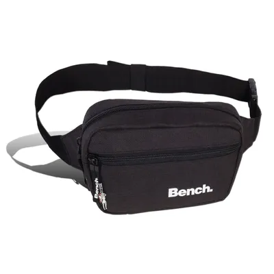 Produktbild von Bench sportliche Gürteltasche schwarz Bauchtasche uni Hip Bag Polyester 23x13x6 D2OTI300S