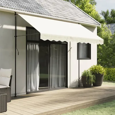 Produktbild von Maison Exclusive - Markisenvolant Creme Gestreift 300 cm