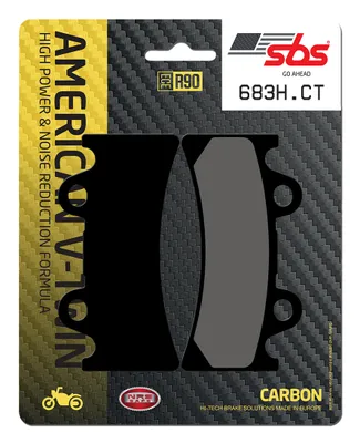 Produktbild von Bremsbeläge SBS 683H.CT Street High Power Carbon