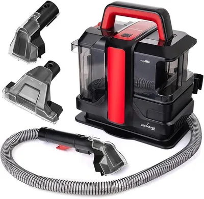 Image de EasyWash : Nettoyeur de tapis et de meubles 2-en-1, aspirateur à eau et à poussière, nettoyeur de taches, 750W, système à deux réservoirs, idéal pour nettoyer les canapés, les tapis et les voitures, avec accessoires inclus